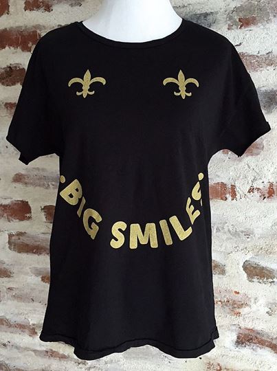 "Big Smiles" Rocker Garment Dyed Short Sleeve Tee