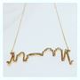 "NOLA Skyline" Gold Vermeil Charm Necklace