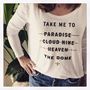 "Take Me to the Dome" Ladies' Flowy Long-Sleeve Tee