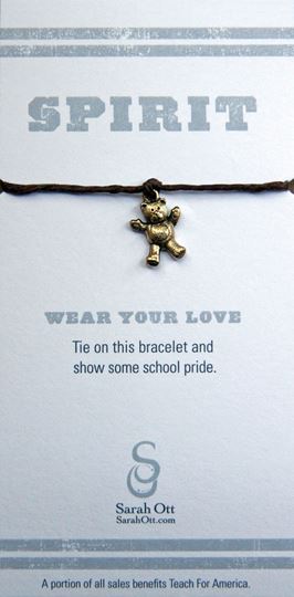 Local New Orleans High Schools - Red Linen String Braclet