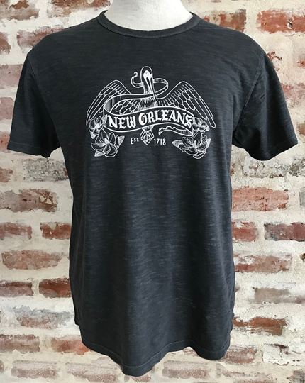 Nola Pelican Garment Dye Slub Crew T-Shirt 