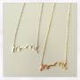 "NOLA Skyline" Gold Vermeil Charm Necklace