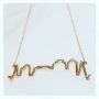 "NOLA Skyline" Gold Vermeil Charm Necklace