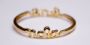 "NOLA - LOVE" Gold Plated Bangle Bracelet