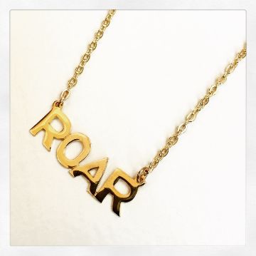 ROAR Sterl Silver or Gold Vermeil Charm Necklace ROAR Sterl Silver or Gold Vermeil Charm Necklace