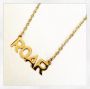 ROAR Sterl Silver or Gold Vermeil Charm Necklace
