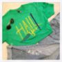 "Hail Yes" Green Tri-Blend Unisex Crew Neck Tee
