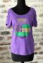Mardi Gras Heart & Crown Ladies Tri-Blend Dolman Tee