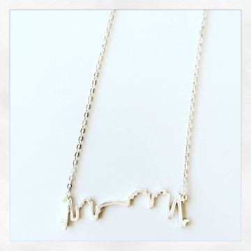 NOLA Skyline Sterling Silver Charm Necklace NOLA Skyline Sterling Silver Charm Necklace
