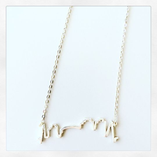NOLA Skyline Sterling Silver Charm Necklace
