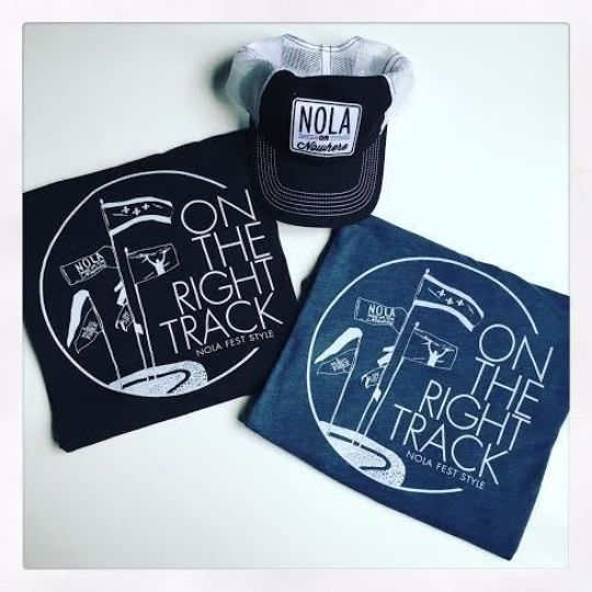 On the Right Track Unisex Tri-Blend Crew Neck Tee