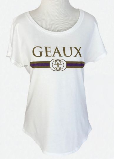 Picture of Geaux Purple & Gold Dolman