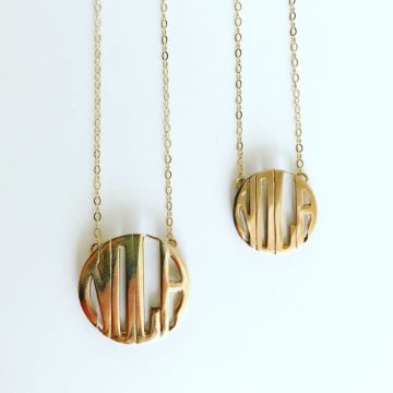 "NOLA Monogram" Charm Necklace "NOLA Monogram" Charm Necklace